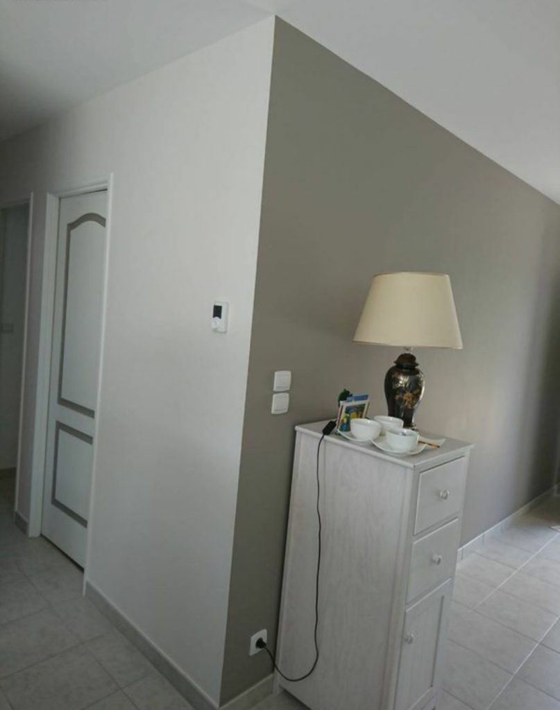 Chambre, peinture des murs